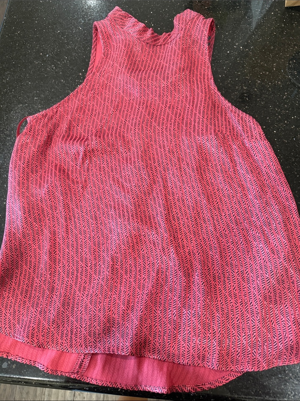 Maeve by Anthropologie Women’s Pink Sleeveless Patterned Tank Top halter